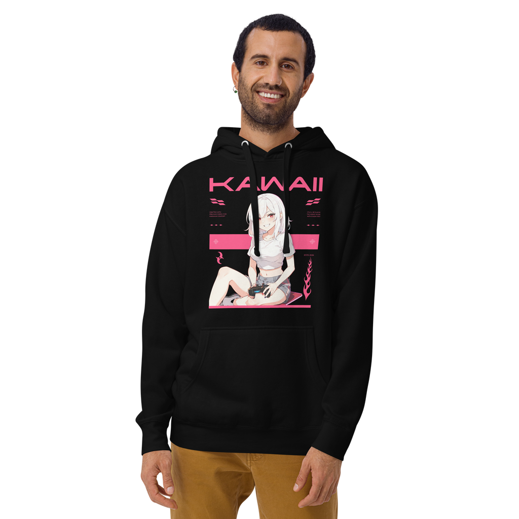Kawaii Gamer Girl - Streetwear Kapuzenpullover