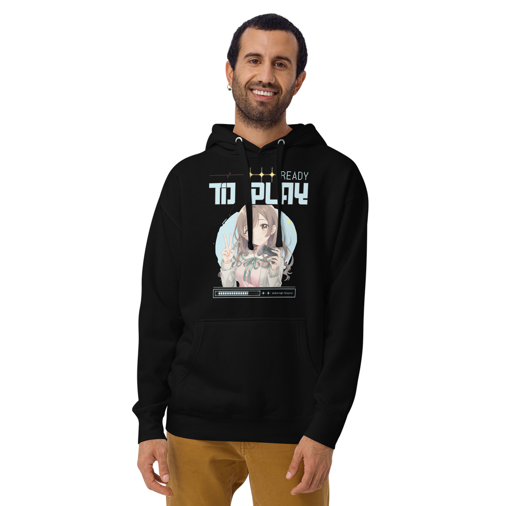 Ready to Play Anime Hoodie – Streetwear Kapuzenpullover