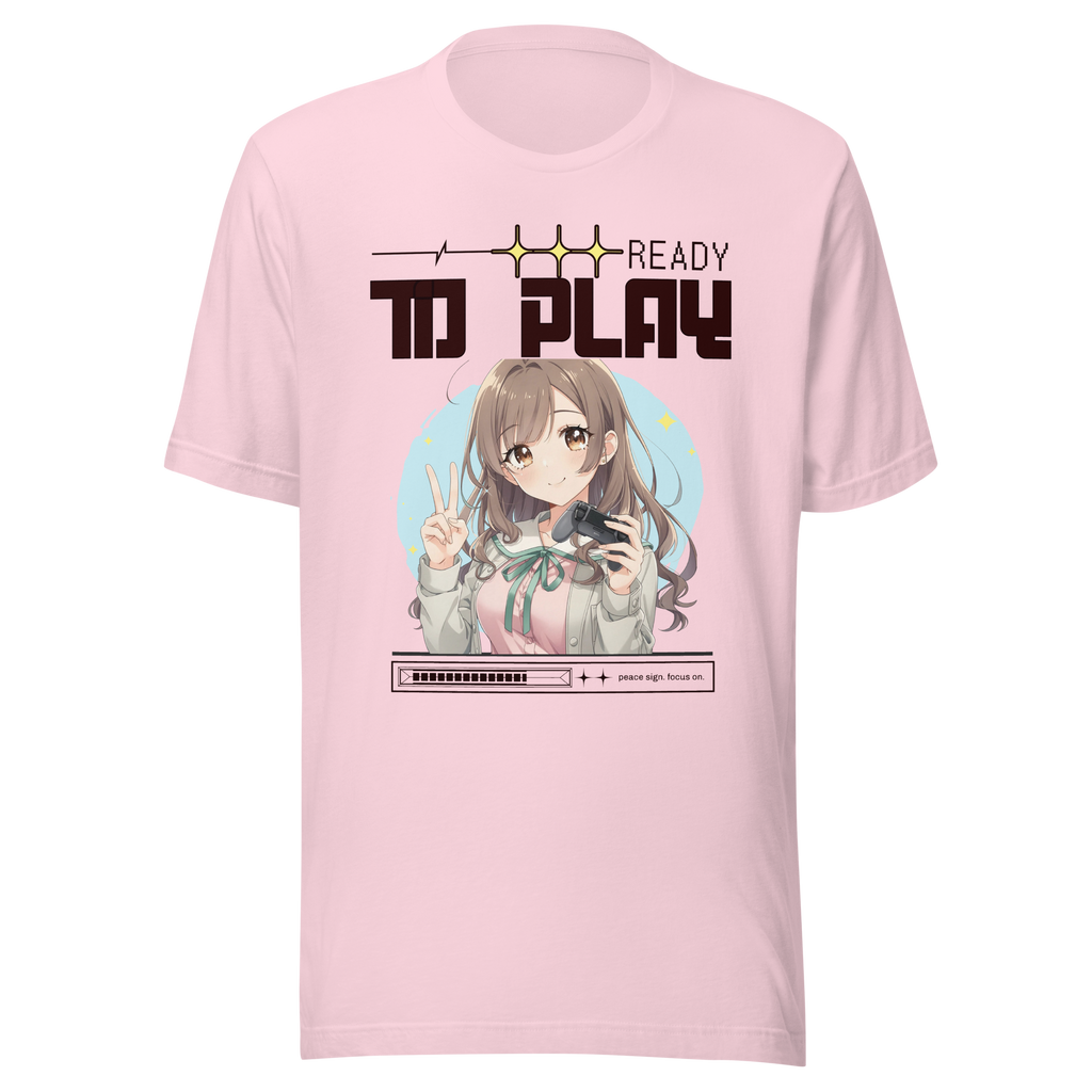 READY TO PLAY – Anime Streetwear T-Shirt Light