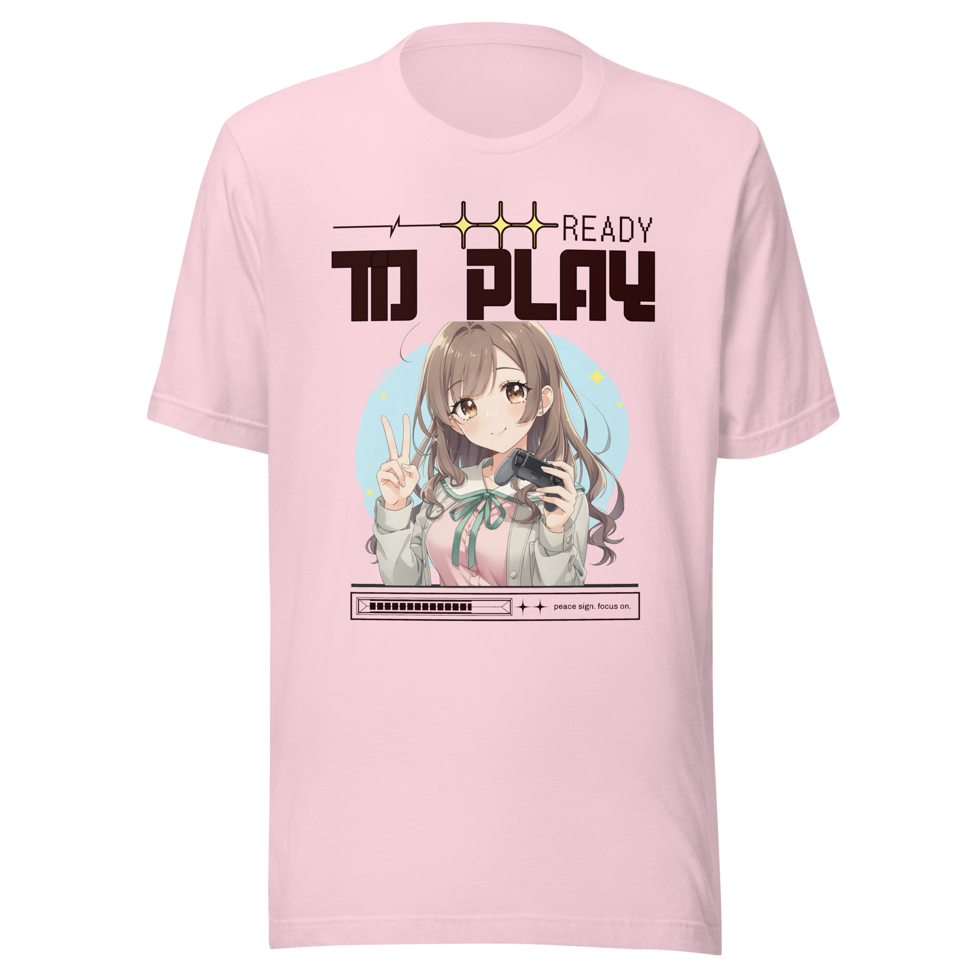READY TO PLAY – Anime Streetwear T-Shirt Light