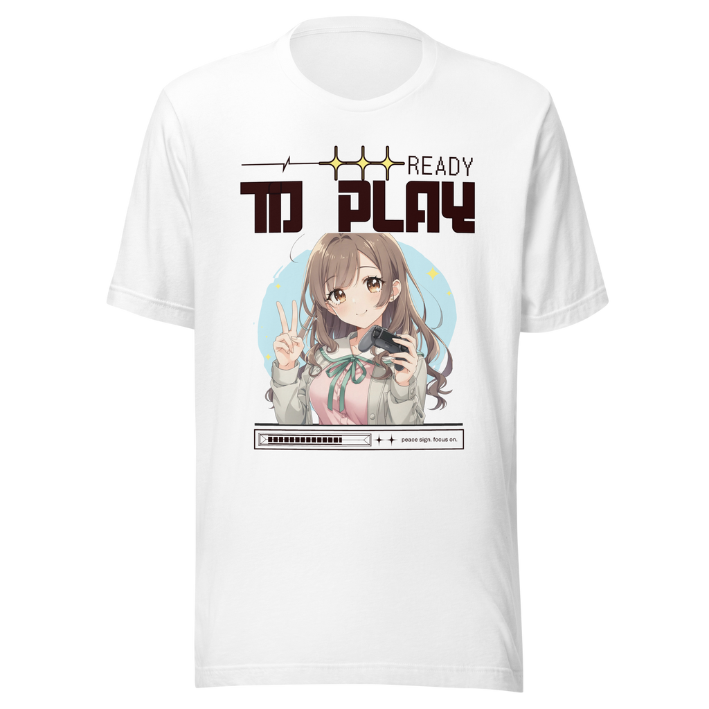 READY TO PLAY – Anime Streetwear T-Shirt Light