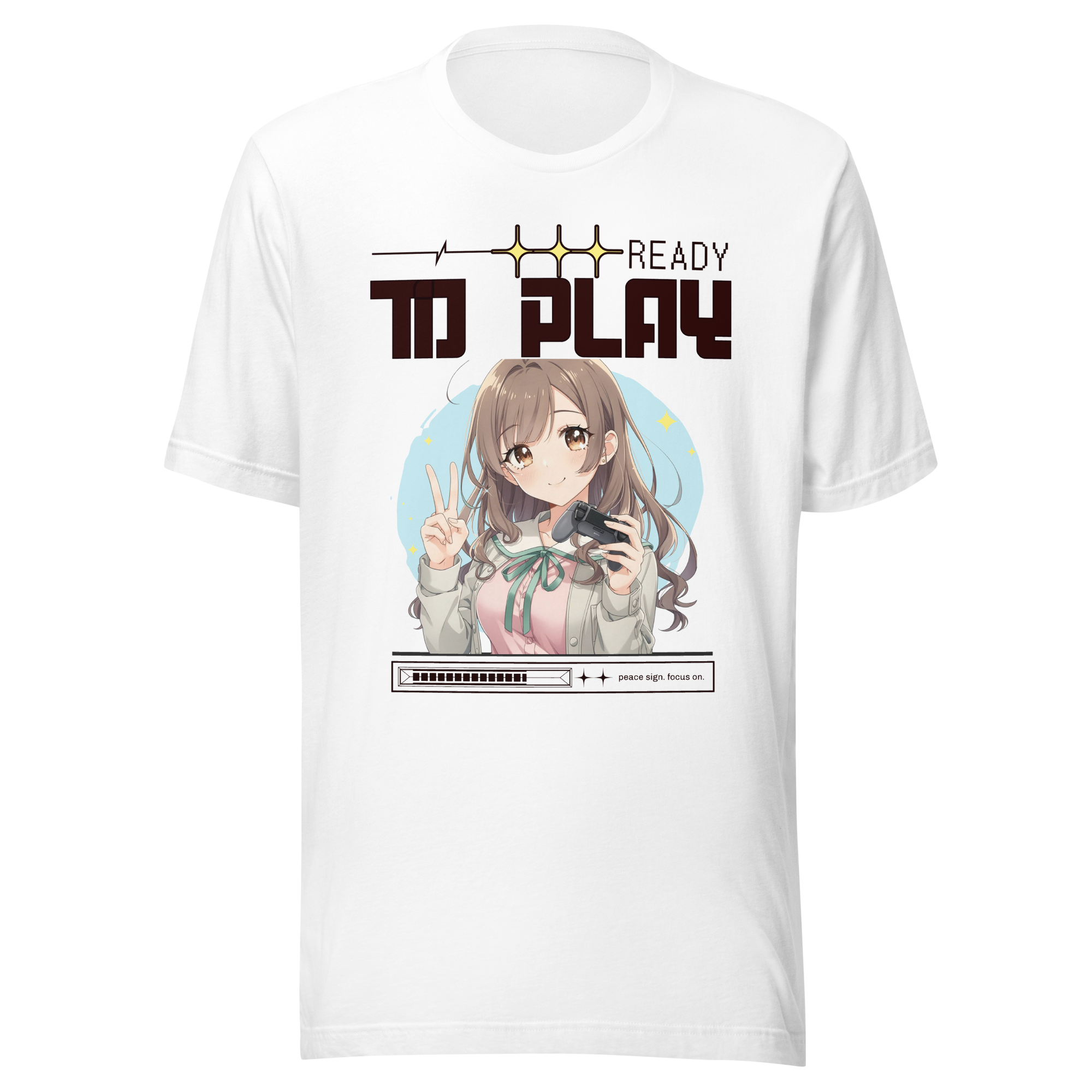 READY TO PLAY – Anime Streetwear T-Shirt Light